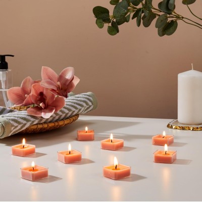 Wick-a-Roo - Heart Tealight Candles | Smokeless | No Residue | 4 Hours Burn Time (Set of 8, Rose) Wick-a-Roo - Heart Tealight Candles | Smokeless | No Residue | 4 Hours Burn Time (Set of 8, Rose)