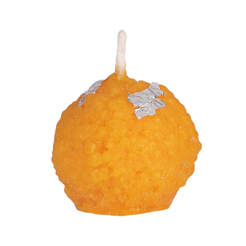 Wick-a-Roo Premium Ladoo Candle || Hand Poured || Motichur laddoo Candles || Decorative Candle 100% Paraffin Wax || Set of 6 Wick-a-Roo Premium Ladoo Candle || Hand Poured || Motichur laddoo Candles || Decorative Candle 100% Paraffin Wax || Set of 6