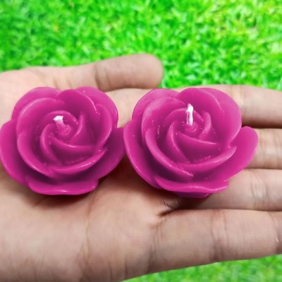 Wick-a-Roo Scented Candles For Home Decor, Rose Fragrance, Pillar Shape And Floating Combo, Red Color, Pack Of 10, 4 X 7 Centimeters - Wax Wick-a-Roo Scented Candles For Home Decor, Rose Fragrance, Pillar Shape And Floating Combo, Red Color, Pack Of 10, 4 X 7 Centimeters - Wax